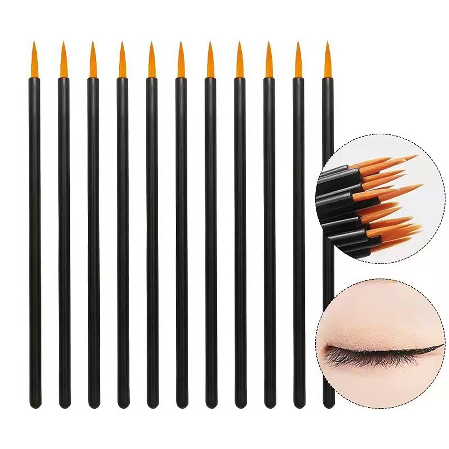 Correction Pen Fine - 50/100pcs Professional Disposable Eyeliner Brush Eye