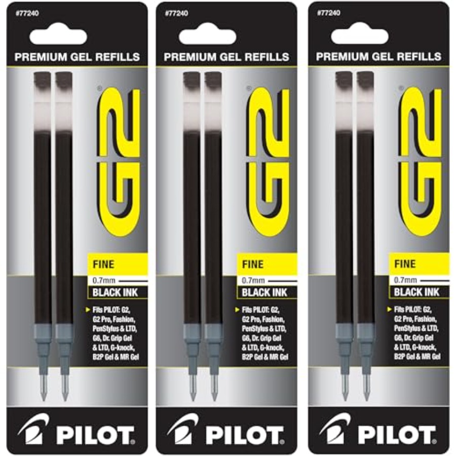 Gel Refill Pack - G2 Gel Ink Refills, 0.7 mm,,Pack
