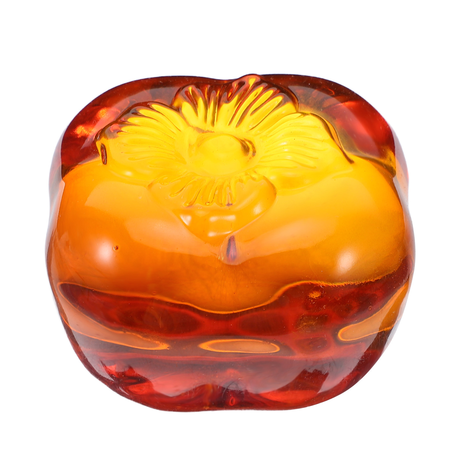 Heavy Crystal Persimmon Paperw - đánh giá và giá Paper Weight Crystal