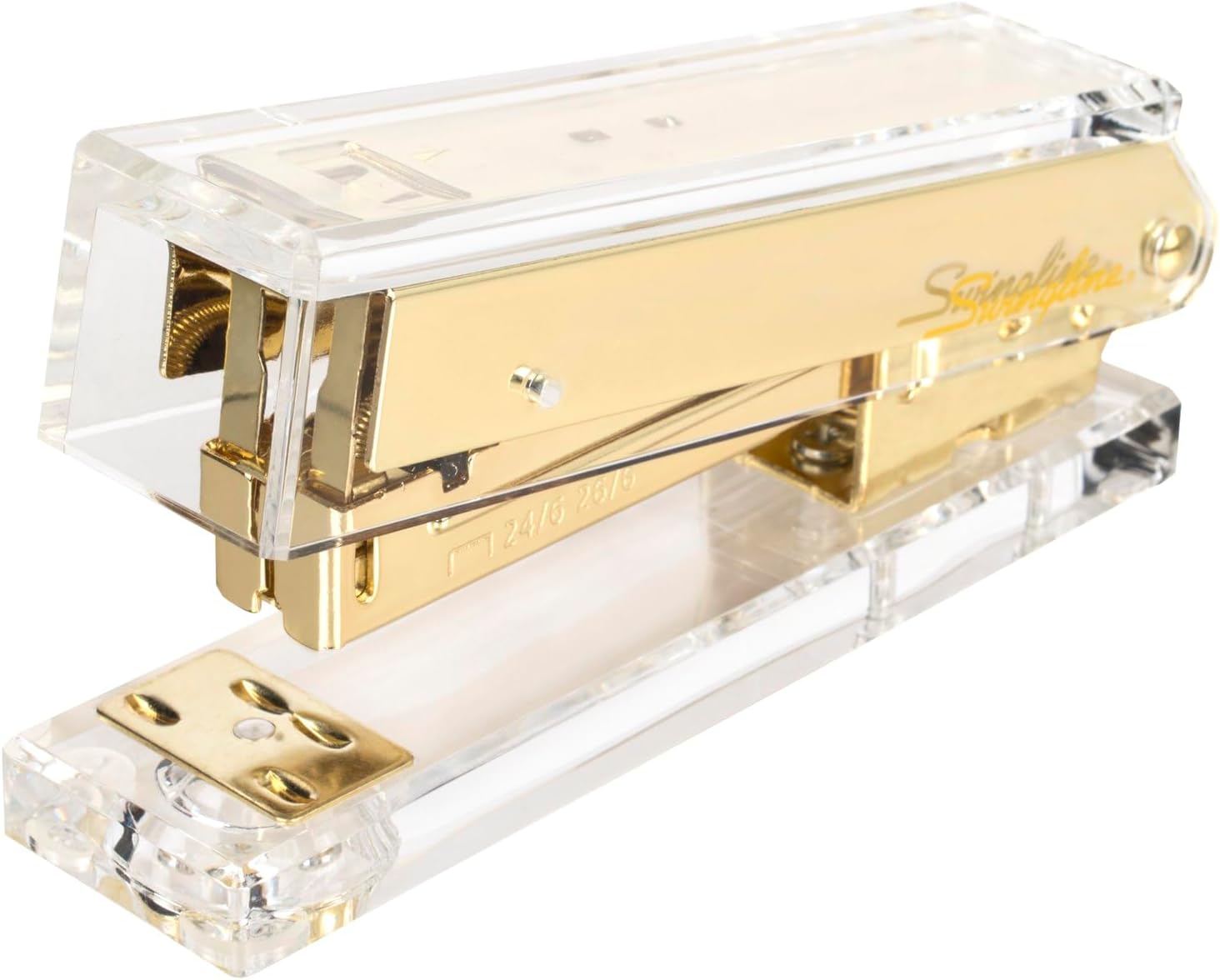 Swingline Compact Clear Acryli - đánh giá và giá Stapler Half Strip