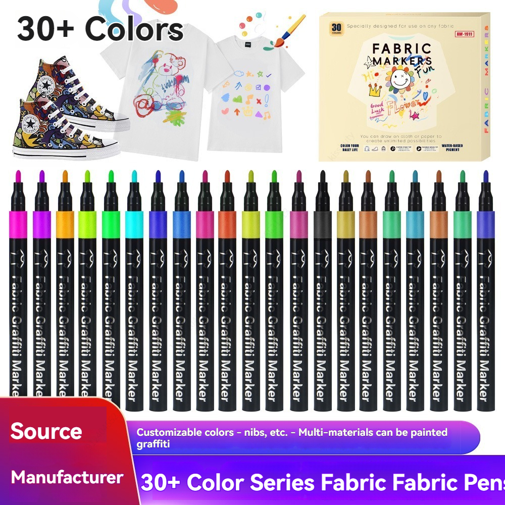 6/30 Colors Fabric Markers Pen - đánh giá và giá Correction Pen Fine