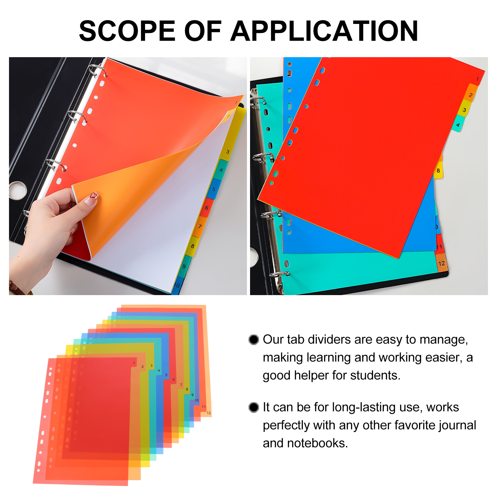 A4 Separated Loose Leaf Page D - đánh giá và giá Tab Divider A4