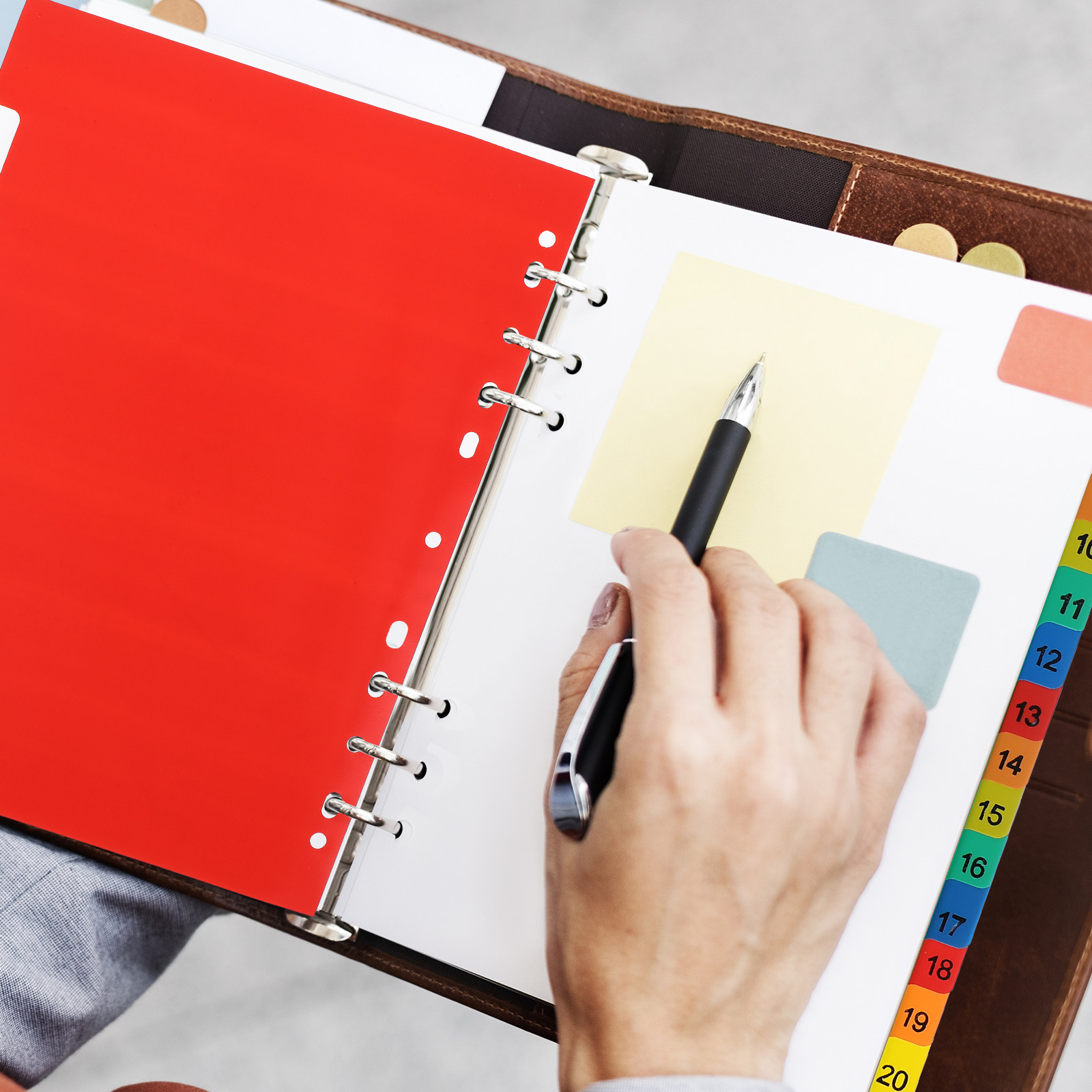 20 Pages A4 Colorful Plastic B - đánh giá và giá Tab Divider A4
