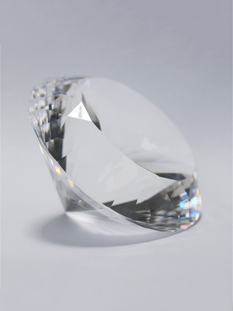 150mm Transparent Optical Crys - đánh giá và giá Paper Weight Crystal
