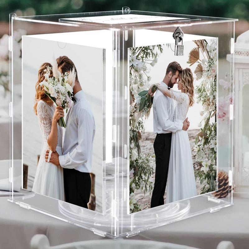 Acrylic Wedding Card Box With  - đánh giá và giá Card Index Box