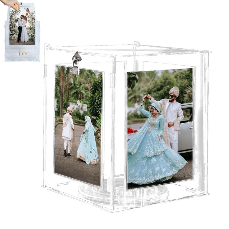 Acrylic Wedding Card Box With  - đánh giá và giá Card Index Box
