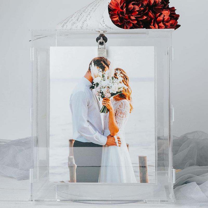Acrylic Wedding Card Box With  - đánh giá và giá Card Index Box