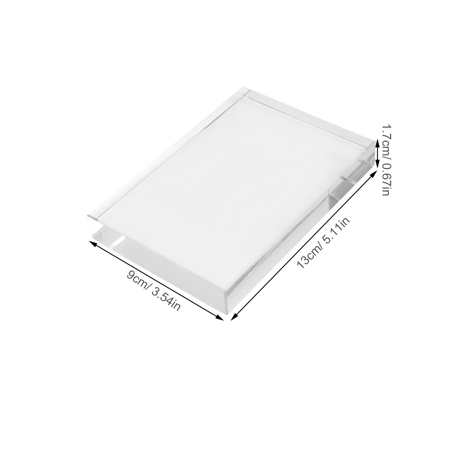 Crystal Clear Glass Square Pap - đánh giá và giá Paper Weight Crystal