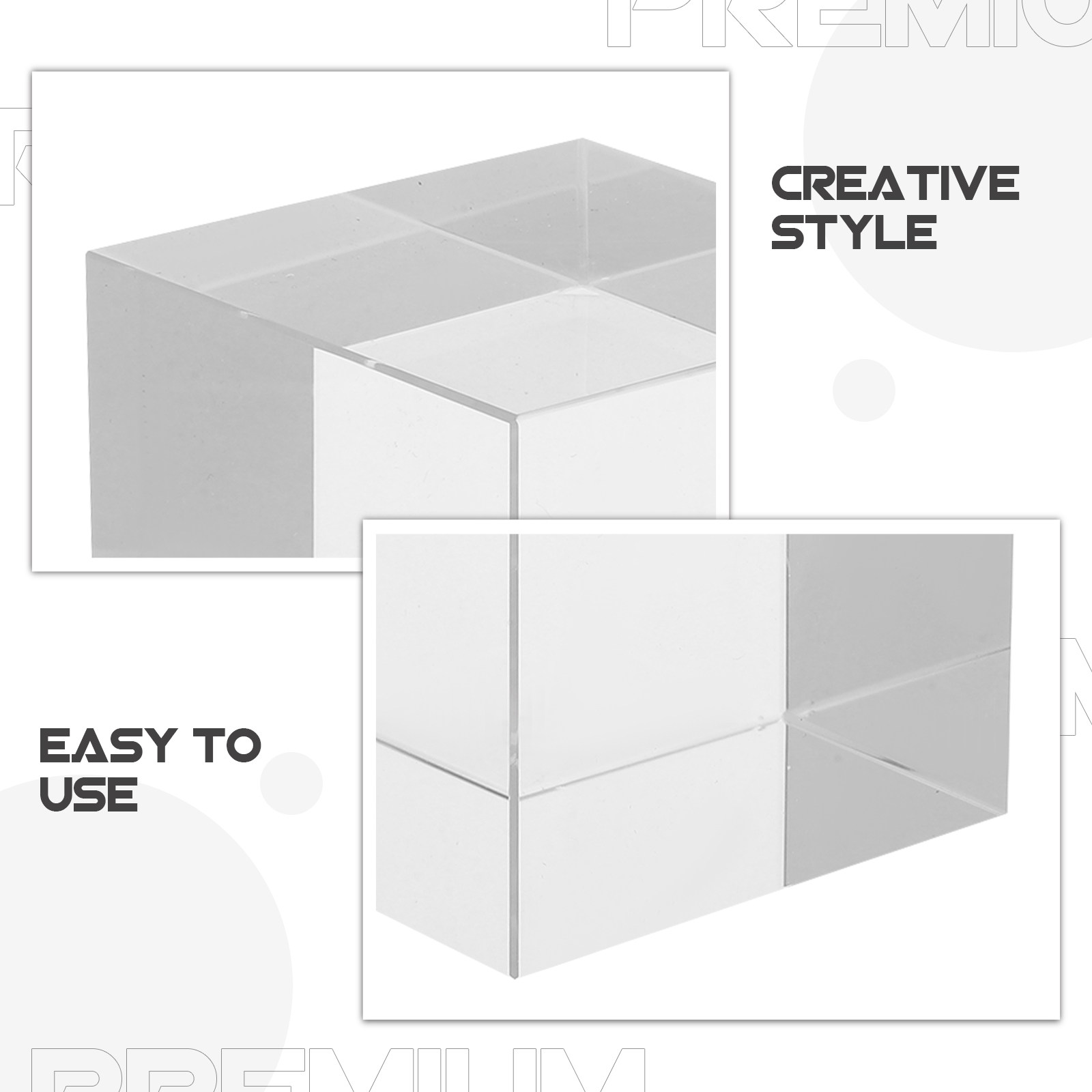 Clear Square Crystal Paperweig - đánh giá và giá Book Weight Glass