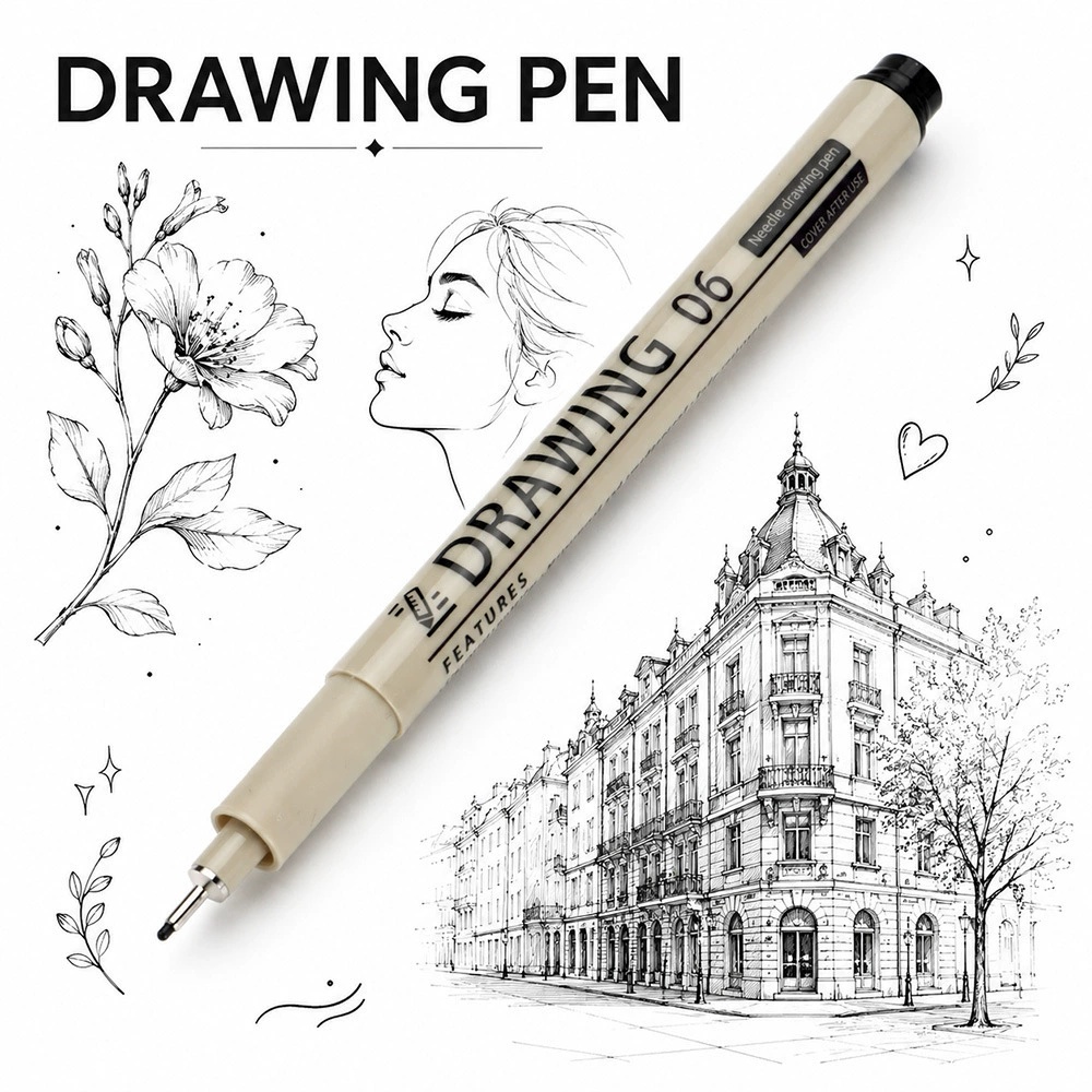 12Pcs Pigment Liner Art Marker - đánh giá và giá Correction Pen Fine