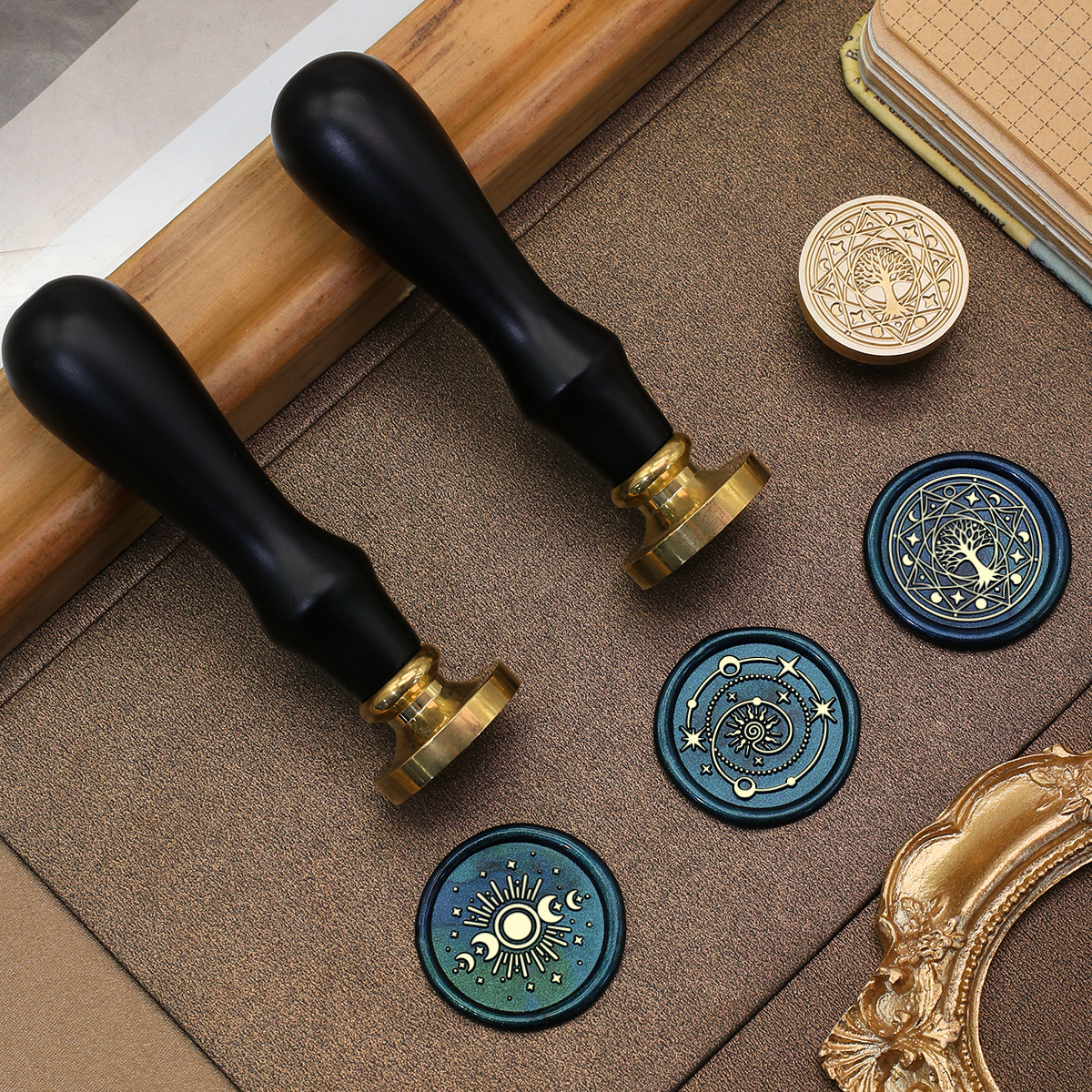 Starry Sky Trees Series Wax Se - đánh giá và giá Wax Seal Stamp Set