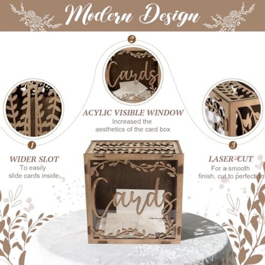 Wedding Card Box wit ow, wn Wo - đánh giá và giá Card Index Box