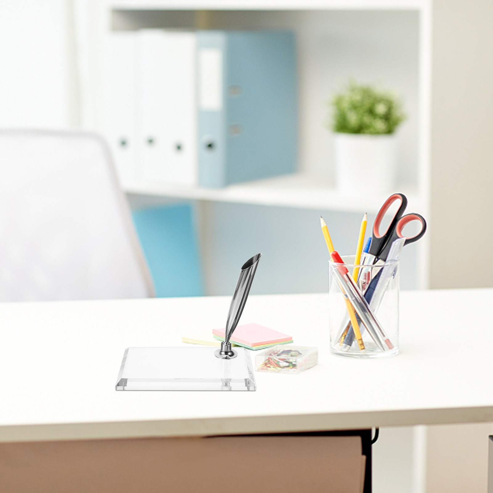 Single Pen Holder Acrylic Desk - đánh giá và giá Pen Rest Single