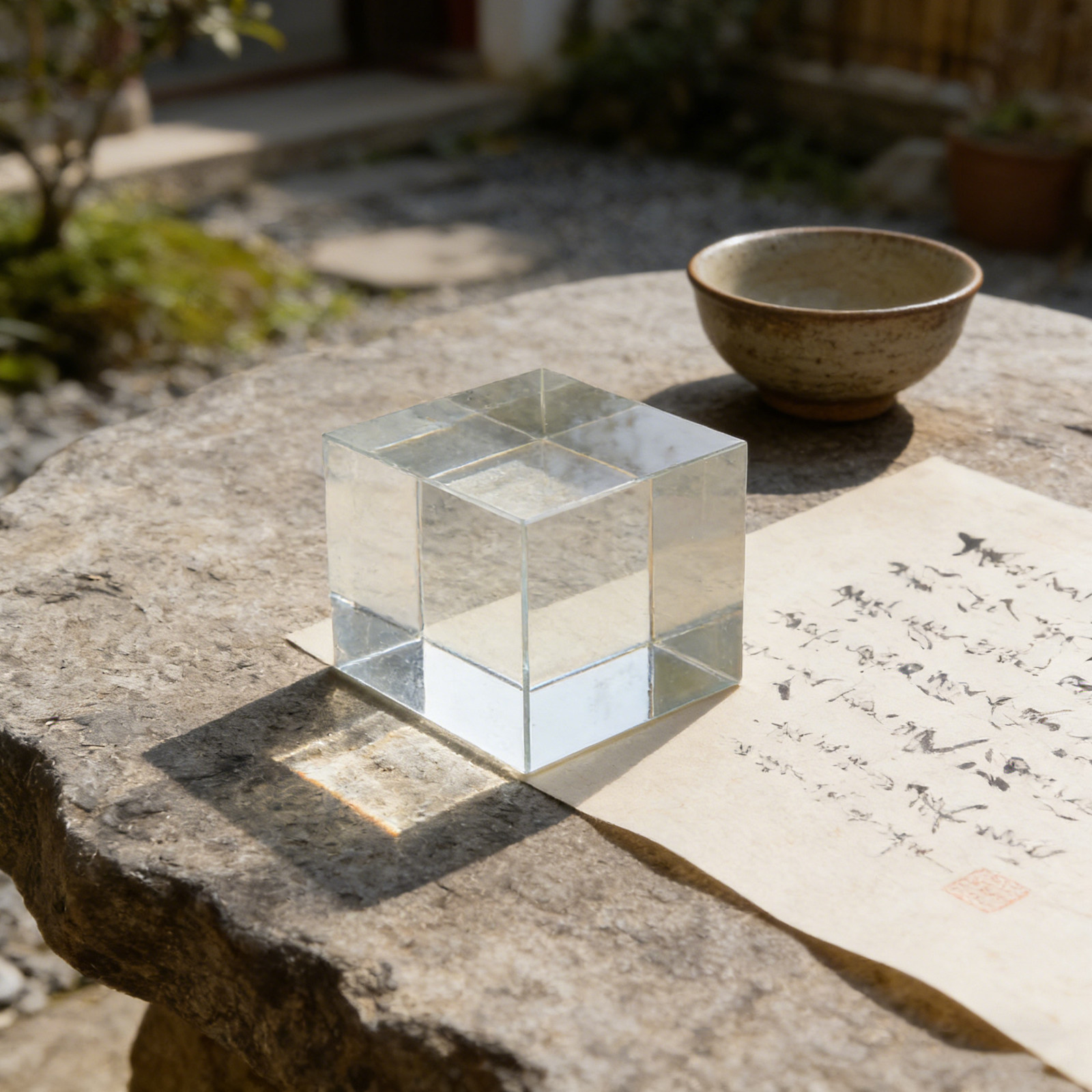 Square Crystal Paperweight Cle - đánh giá và giá Book Weight Glass