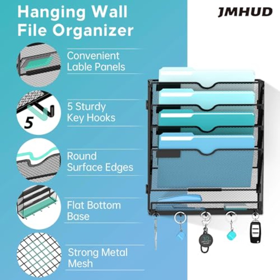 Wall File Organizer - Hanging  - đánh giá và giá Magazine Holder Rack