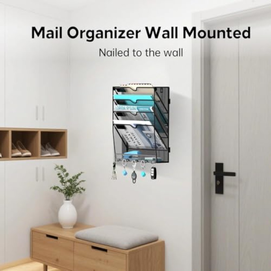 Wall File Organizer - Hanging  - đánh giá và giá Magazine Holder Rack
