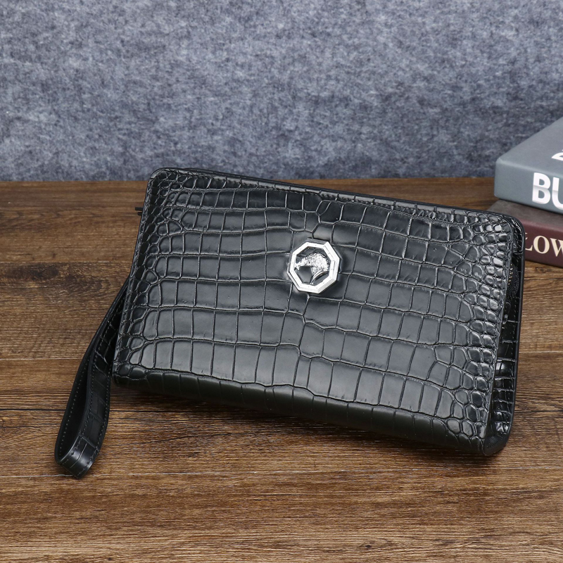 Men's Genuine Leather Clutch B - đánh giá và giá Index Card Holder