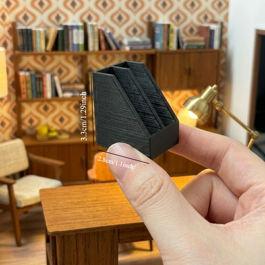 2pcs Miniature Double Slot Fil - đánh giá và giá Magazine Holder Rack