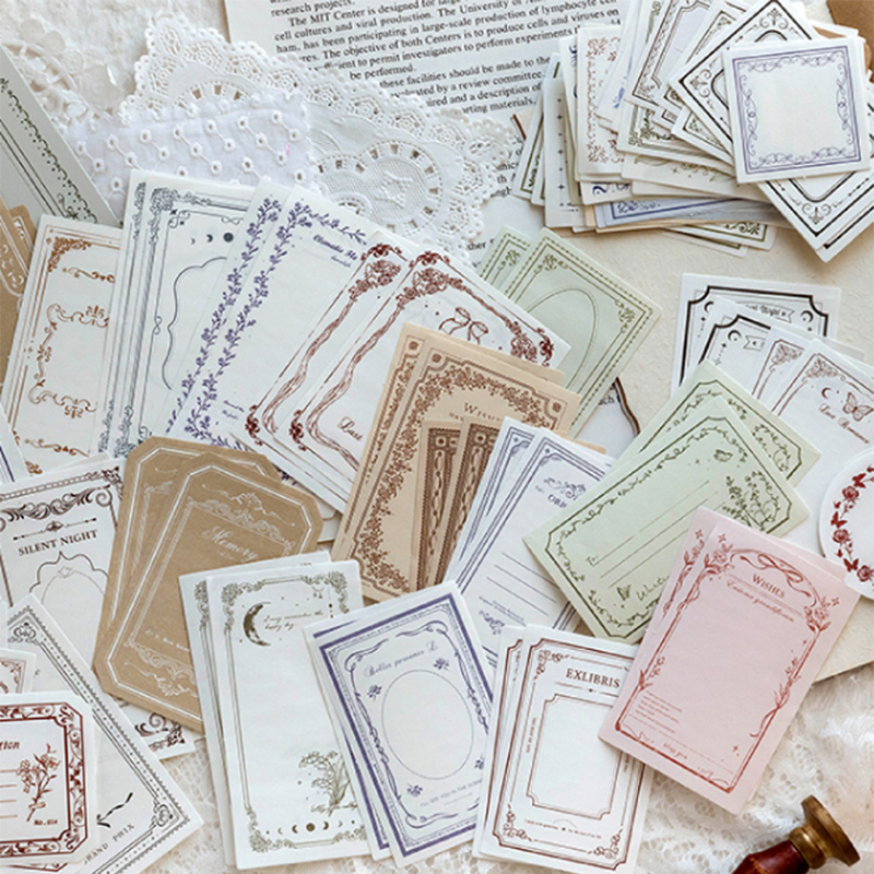 100Pcs/Pack Vintage Notes Mate - đánh giá và giá Ink Blotter Paper