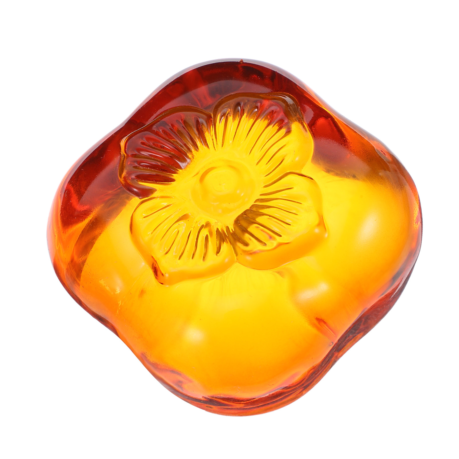 Heavy-Duty Glass Persimmon Pap - đánh giá và giá Paper Weight Crystal