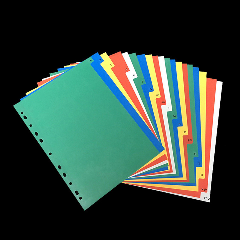 40Pcs Multi Color A4 Index Tab - đánh giá và giá Tab Divider A4