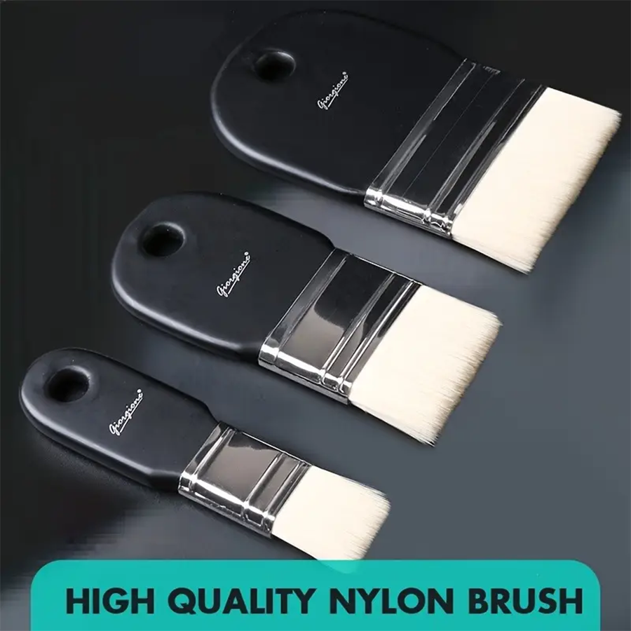 1pc Nylon Hair Brush Flat Head - đánh giá và giá Ink Blotter Paper