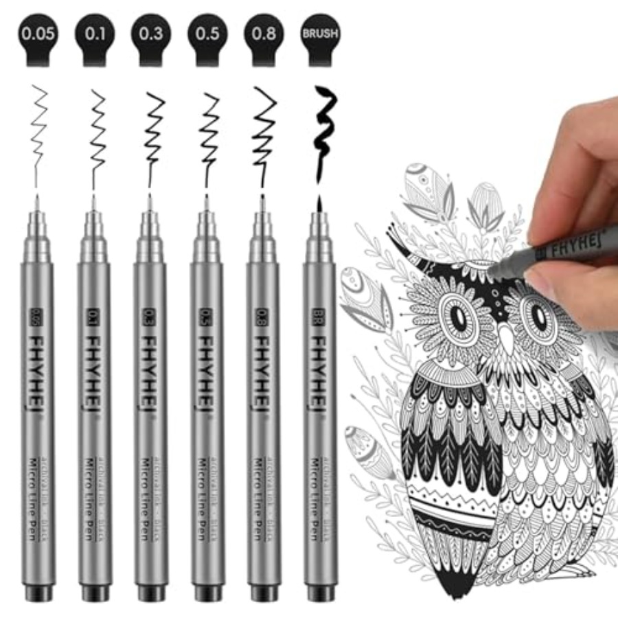 Micro Fineliner Drawing Art Pe - đánh giá và giá Archive Box Set