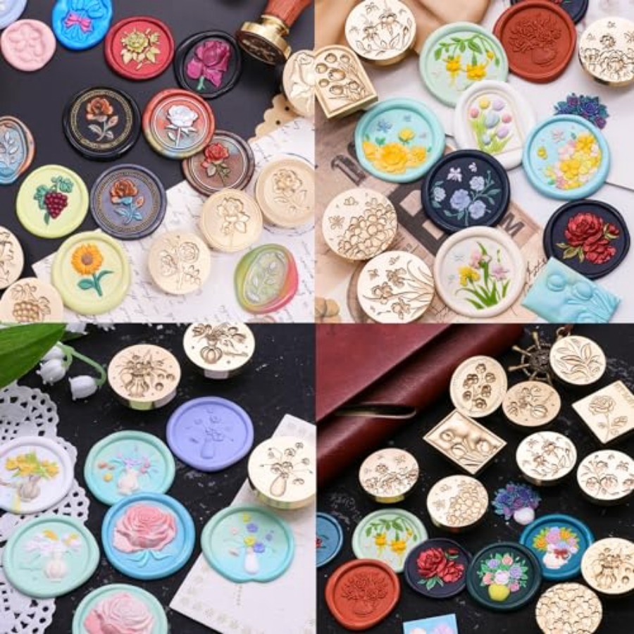 600Pcs Wax Seal Beads, Sealing - đánh giá và giá Wax Seal Stamp Set