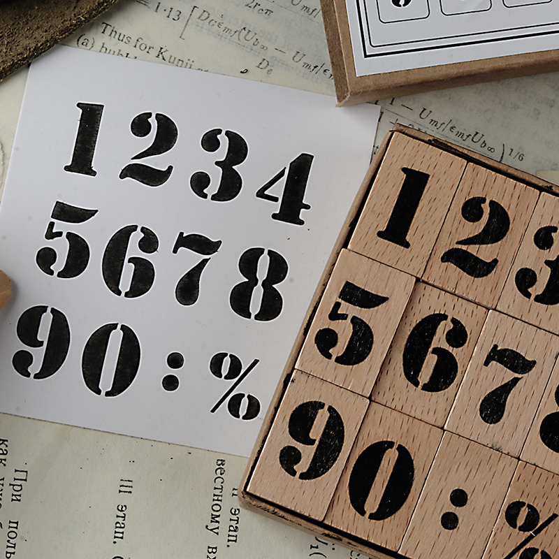 Arabic Numbers Day Month Calen - đánh giá và giá Rubber Date Stamp